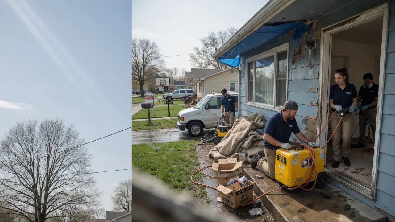 Basement Flood Cleanup in Laketon, IN near me